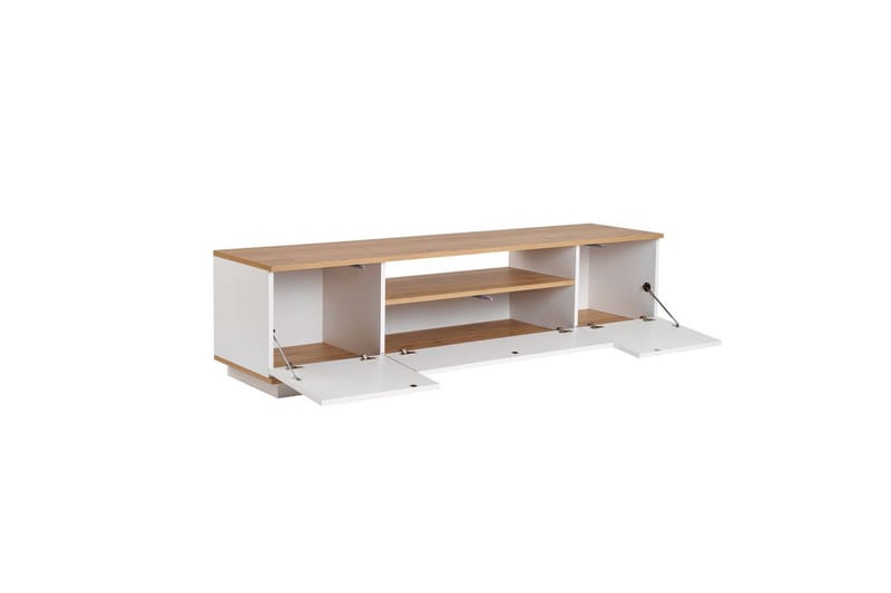 Meni Tv-bänk 180 cm - Natur/Vit - Möbler - Vardagsrum - Tv-möbler & mediamöbler - Tv-bänkar