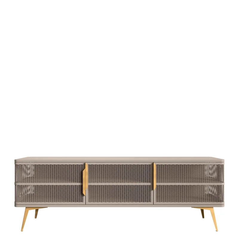 Mireva Tv-bänk 180 cm, beige/guld