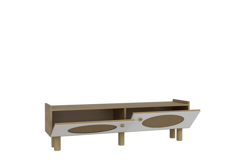 Mittopuri Tv-bänk 153,6 cm - Taupe - Möbler - Vardagsrum - Tv-möbler & mediamöbler - Tv-bänkar
