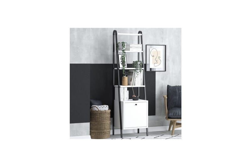 Mojon Bokhylla 44 cm - Svart/Vit - Förvaring - Hyllor - Bokhylla