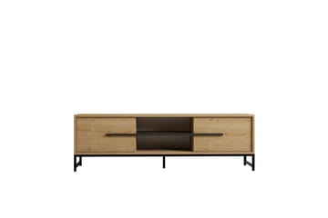 Mono Golvstående TV-bänk 160 cm med Förvaring i Ek - Beige - Möbler - Vardagsrum - Tv-möbler & mediamöbler - Tv-bänkar