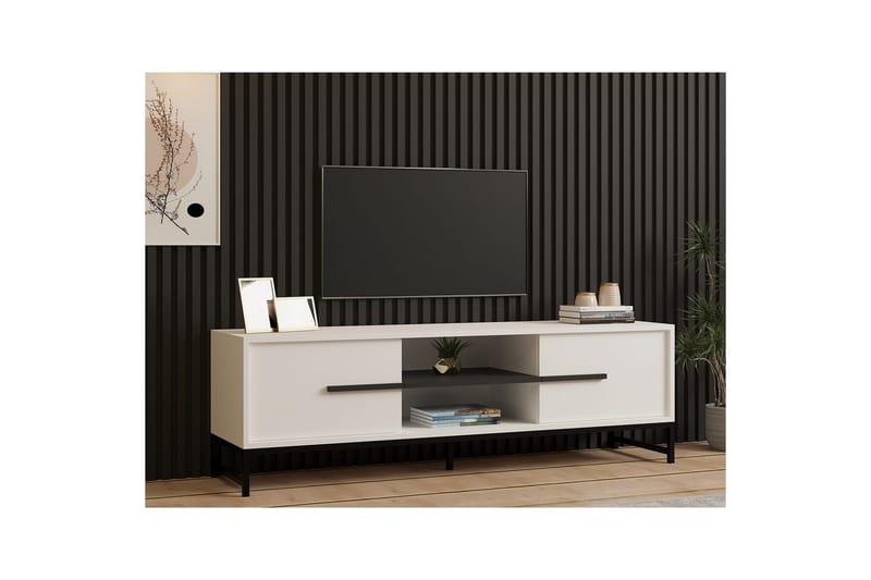 Mono Tv-bänk 160 cm - Vit - Möbler - Vardagsrum - Tv-möbler & mediamöbler - Tv-bänkar
