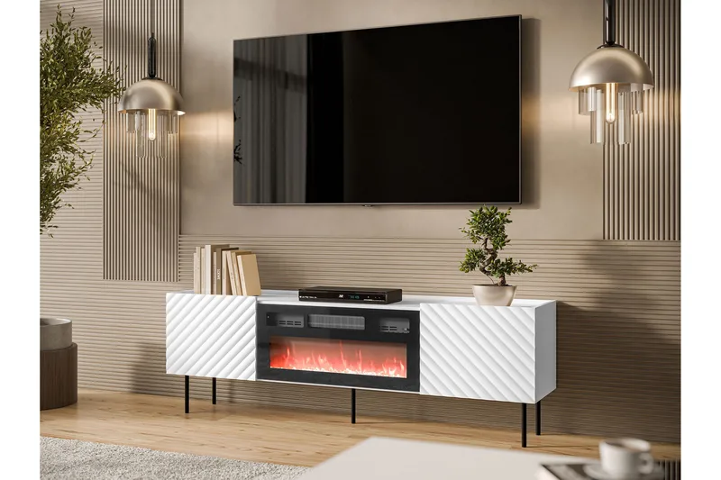 Munkedal Tv-bänk 181 cm - Vit - Möbler - Vardagsrum - Tv-möbler & mediamöbler - Tv-bänkar