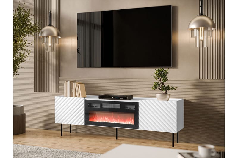 Munkedal Tv-bänk 181 cm - Vit - Möbler - Vardagsrum - Tv-möbler & mediamöbler - Tv-bänkar