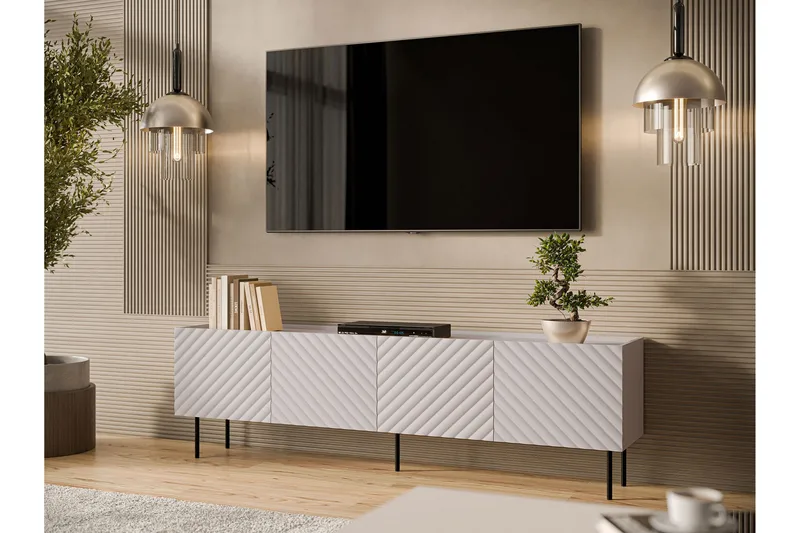 Munkedal Tv-bänk 200 cm - Kashmir - Möbler - Vardagsrum - Tv-möbler & mediamöbler - Tv-bänkar