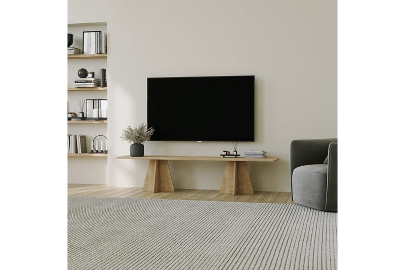Munne Tv-bänk 180 cm - Ek - Möbler - Vardagsrum - Tv-möbler & mediamöbler - Tv-bänkar