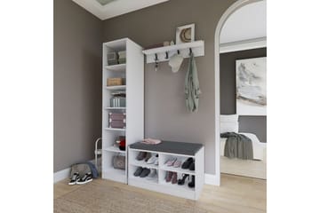 Nagouri Tv-möbelset 130x35 cm - Vit - Möbler - Vardagsrum - Tv-möbler & mediamöbler - Tv-möbelset