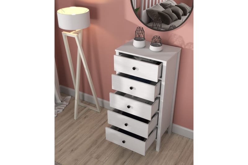 Navric Tv-skåp 58 cm - Natur/Vit - Möbler - Vardagsrum - Tv-möbler & mediamöbler - Tv-skåp