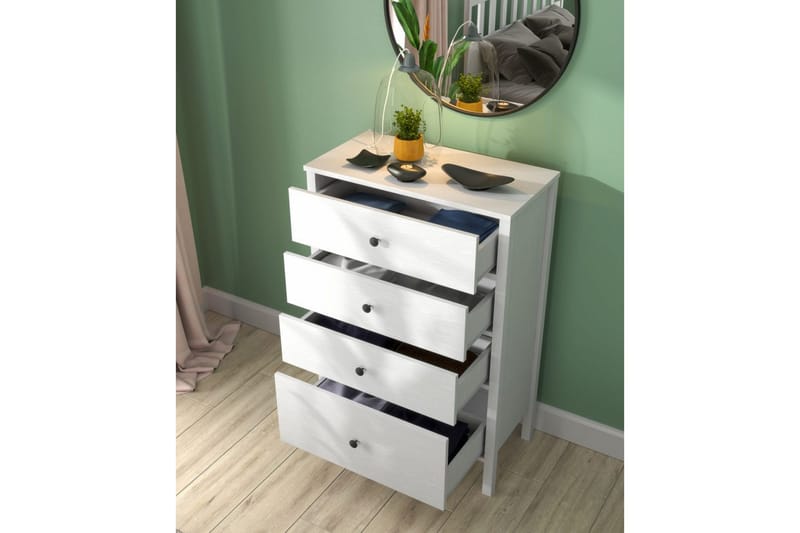 Navric Tv-skåp 77 cm - Natur/Vit - Förvaring - Förvaringsmöbler - Byrå