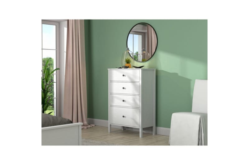 Navric Tv-skåp 77 cm - Natur/Vit - Möbler - Vardagsrum - Tv-möbler & mediamöbler - Tv-skåp