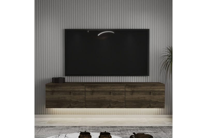 Neon Tv-bänk 160 cm - Brun - Möbler - Vardagsrum - Tv-möbler & mediamöbler - Tv-bänkar