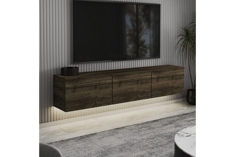 Neon Tv-bänk 160 cm - Brun - Möbler - Vardagsrum - Tv-möbler & mediamöbler - Tv-bänkar