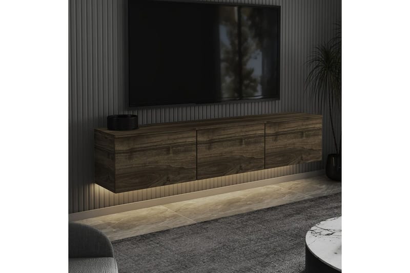 Neon Tv-bänk 160 cm - Brun - Möbler - Vardagsrum - Tv-möbler & mediamöbler - Tv-bänkar