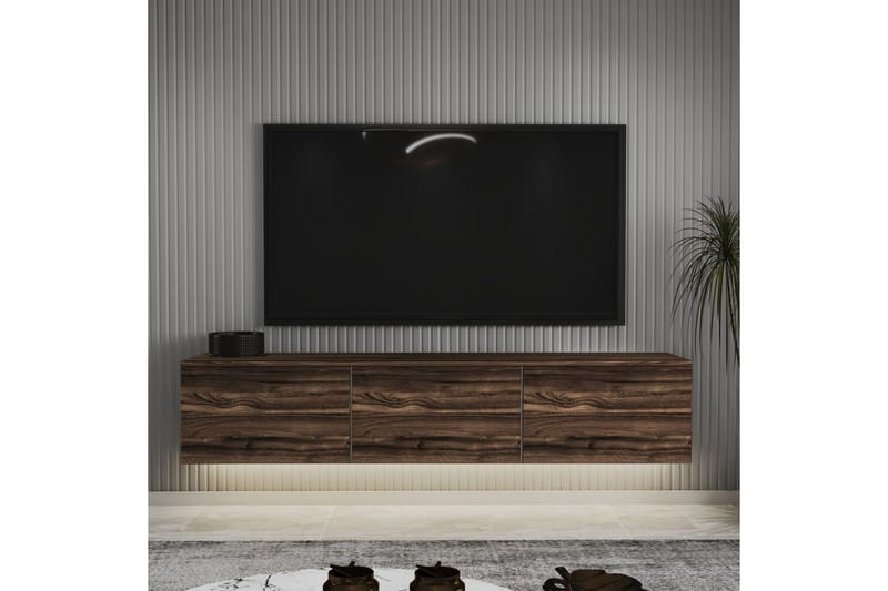 Neon Tv-bänk 160 cm - Brun - Möbler - Vardagsrum - Tv-möbler & mediamöbler - Tv-bänkar