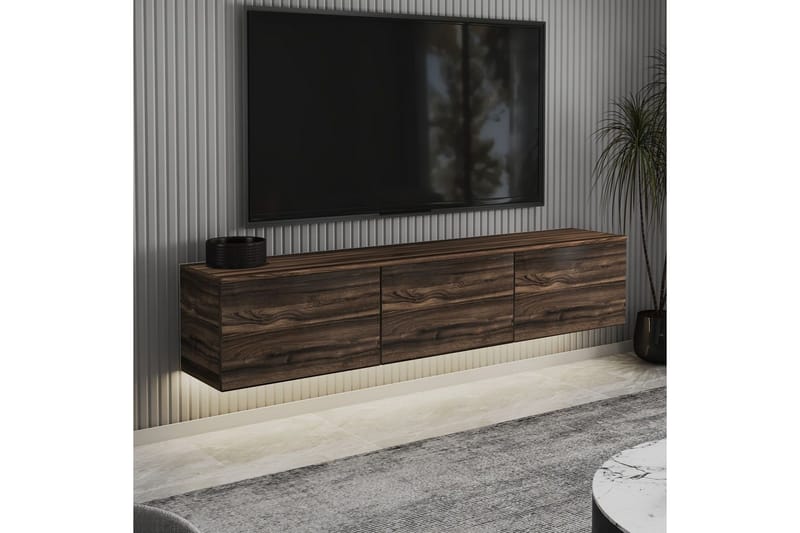 Neon Tv-bänk 160 cm - Brun - Möbler - Vardagsrum - Tv-möbler & mediamöbler - Tv-bänkar