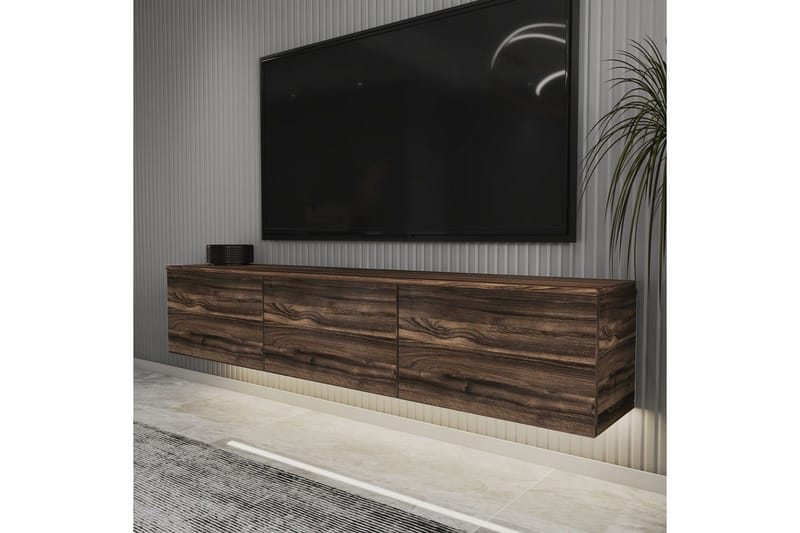Neon Tv-bänk 160 cm - Brun - Möbler - Vardagsrum - Tv-möbler & mediamöbler - Tv-bänkar