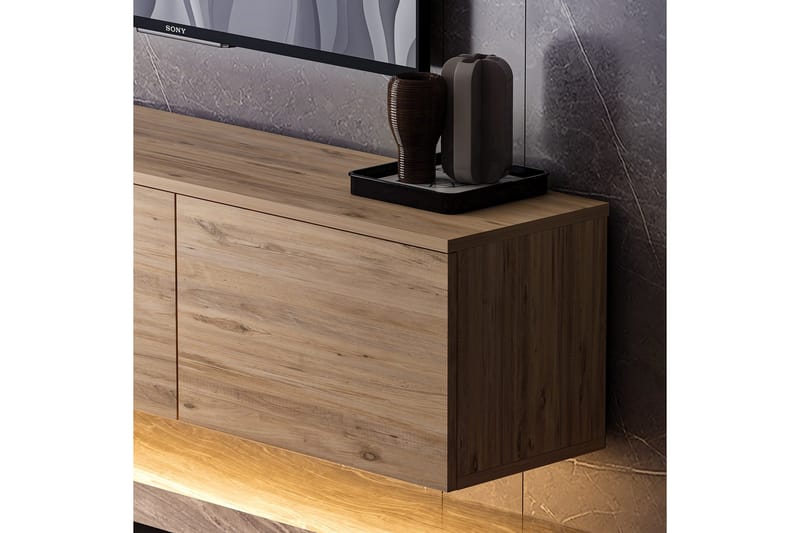 Neon Tv-bänk 160x32 cm Mörkblå - Hanah Home - Möbler - Vardagsrum - Tv-möbler & mediamöbler - Tv-bänkar