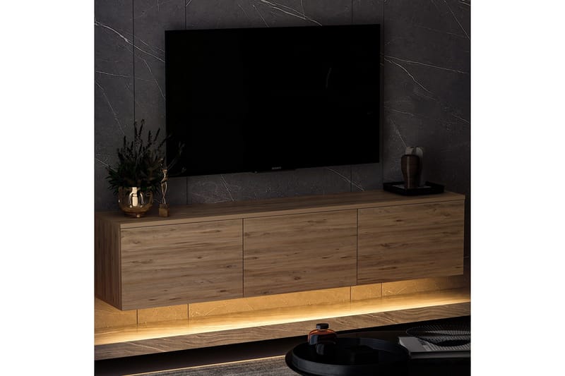 Neon Tv-bänk 160x32 cm Mörkblå - Hanah Home - Möbler - Vardagsrum - Tv-möbler & mediamöbler - Tv-bänkar