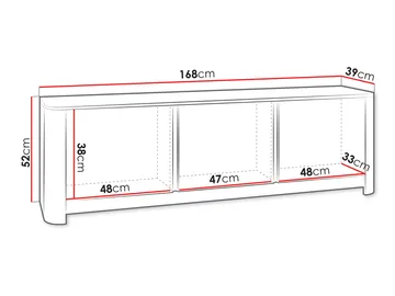 Norrhassel Tv-bänk 168 cm - brun - Möbler - Vardagsrum - Tv-möbler & mediamöbler - Tv-bänkar