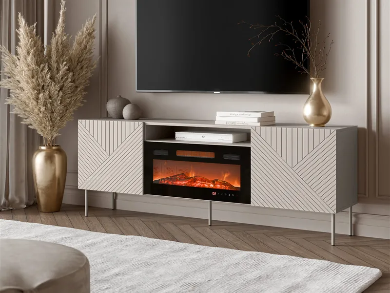 Norrs Tv-bänk 191 cm - beige - Möbler - Vardagsrum - Tv-möbler & mediamöbler - Tv-bänkar