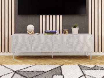 Norrs Tv-bänk 191 cm - beige - Möbler - Vardagsrum - Tv-möbler & mediamöbler - Tv-bänkar