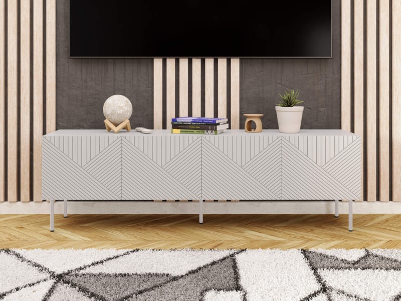 Norrs Tv-bänk 191 cm - beige - Möbler - Vardagsrum - Tv-möbler & mediamöbler - Tv-bänkar