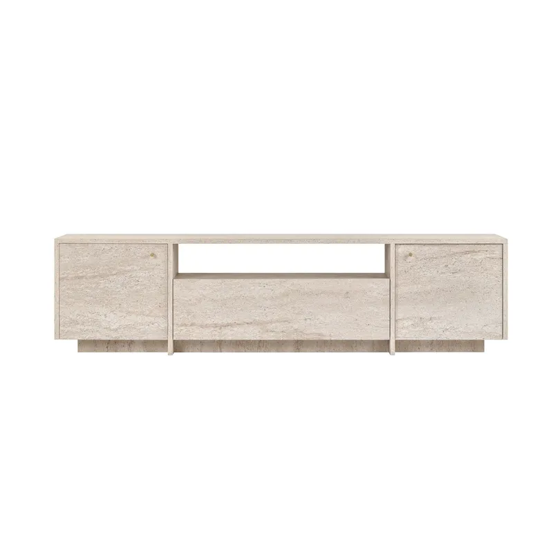 Nover TV-bänk 180x46x35 cm - Travertin - Möbler - Vardagsrum - Tv-möbler & mediamöbler - Tv-bänkar