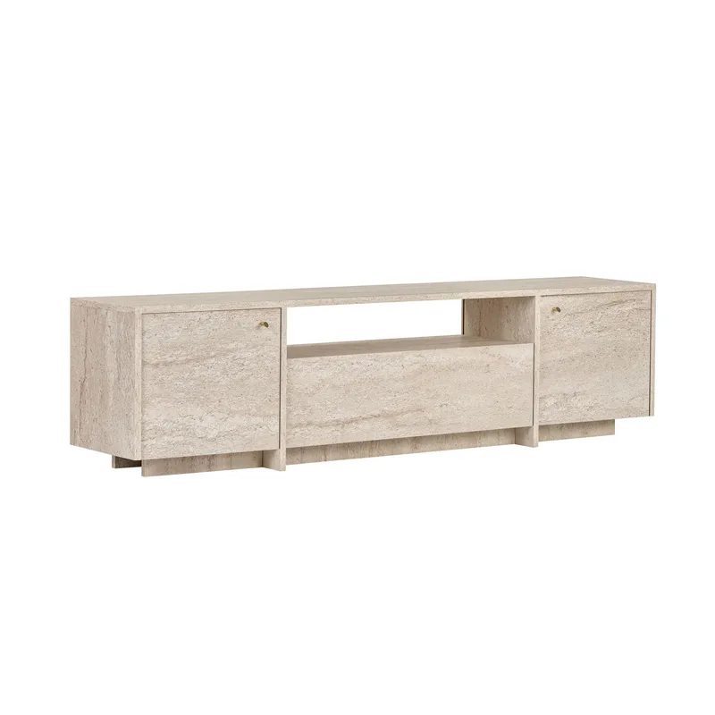 Nover TV-bänk 180x46x35 cm - Travertin - Möbler - Vardagsrum - Tv-möbler & mediamöbler - Tv-bänkar