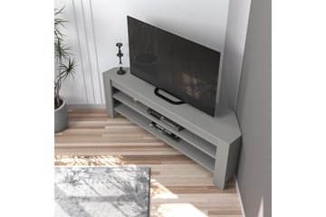 Oderzo Hörn TV Bänk 120 cm med Förvaring i Målat Trä - Grå - Möbler - Vardagsrum - Tv-möbler & mediamöbler - Tv-bänkar