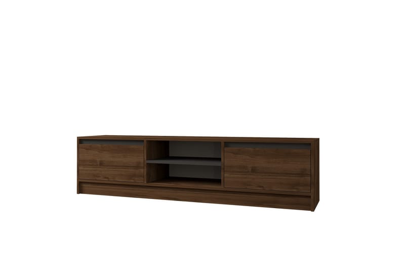 Olca Tv-bänk 180 cm - Valnöt/Antracit - Möbler - Vardagsrum - Tv-möbler & mediamöbler - Tv-bänkar