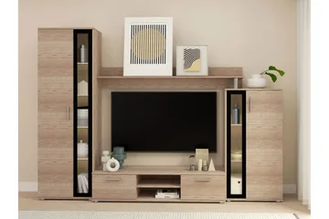 Olerum Tv-möbelset 256x40 cm - Natur - Möbler - Vardagsrum - Tv-möbler & mediamöbler - Tv-möbelset