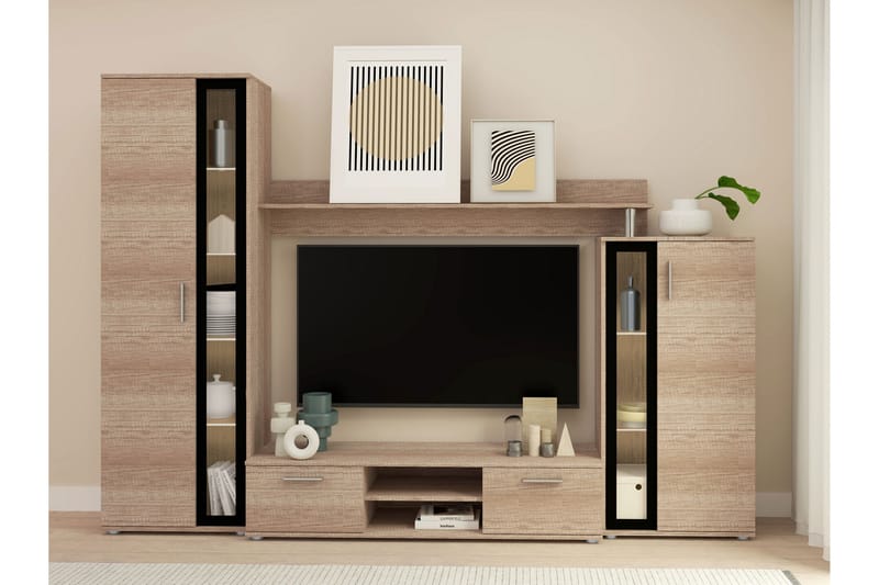 Olerum Tv-möbelset 256x40 cm - Natur - Möbler - Vardagsrum - Tv-möbler & mediamöbler - Tv-möbelset