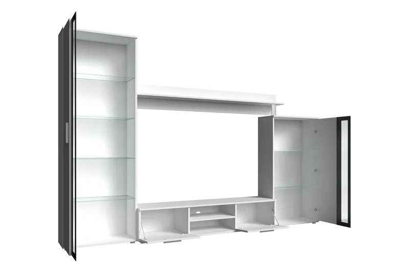 Olerum Tv-möbelset 256x40 cm - Vit - Möbler - Vardagsrum - Tv-möbler & mediamöbler - Tv-möbelset