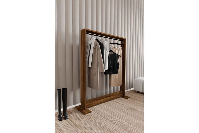 Olyric Tv-hylla 124 cm - Valnöt - Möbler - Vardagsrum - Tv-möbler & mediamöbler - Tv-hylla