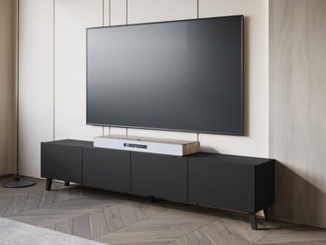 Orvik Tv-bänk 190 cm - svart - Möbler - Vardagsrum - Tv-möbler & mediamöbler - Tv-bänkar