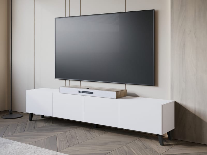 Orvik Tv-bänk 190 cm - vit - Möbler - Vardagsrum - Tv-möbler & mediamöbler - Tv-bänkar