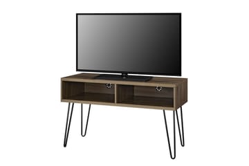 Owen Golvstående Tv Bänk 107 cm med Förvaring i Valnöt - Brun - Möbler - Vardagsrum - Tv-möbler & mediamöbler - Tv-bänkar
