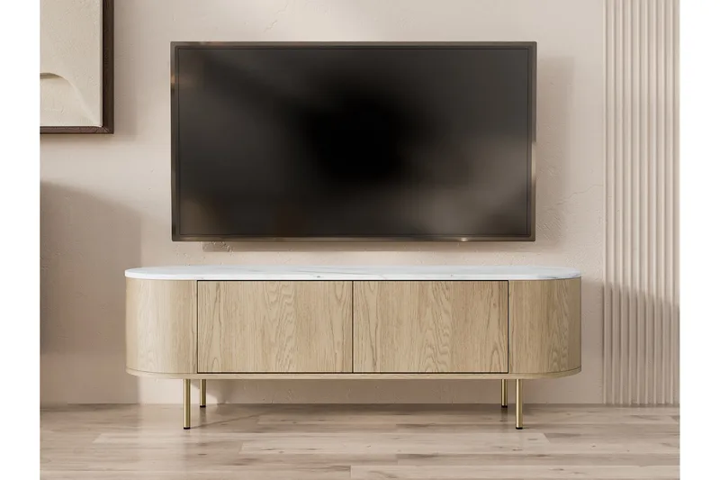 Pantego Tv-bänk 139x40 cm - Brun - Möbler - Vardagsrum - Tv-möbler & mediamöbler - Tv-bänkar