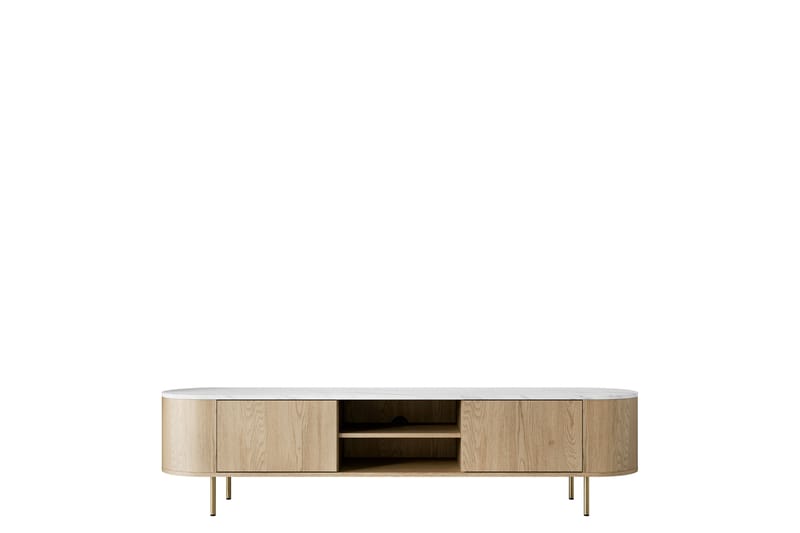 Pantego Tv-bänk 184x40 cm - Vit - Möbler - Vardagsrum - Tv-möbler & mediamöbler - Tv-bänkar