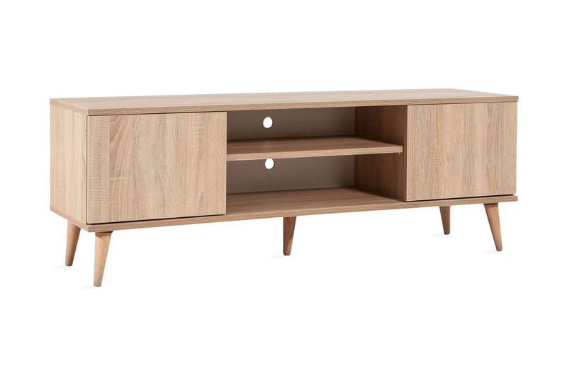 PETRONILA Tv-bänk 140 cm Trä - Tv-bänkar