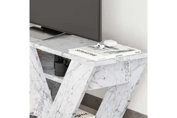 Pipralla Tv-bänk 110 cm - Vit marmor - Möbler - Vardagsrum - Tv-möbler & mediamöbler - Tv-bänkar