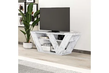 Pipralla Tv-bänk 110 cm - Vit marmor - Möbler - Vardagsrum - Tv-möbler & mediamöbler - Tv-bänkar