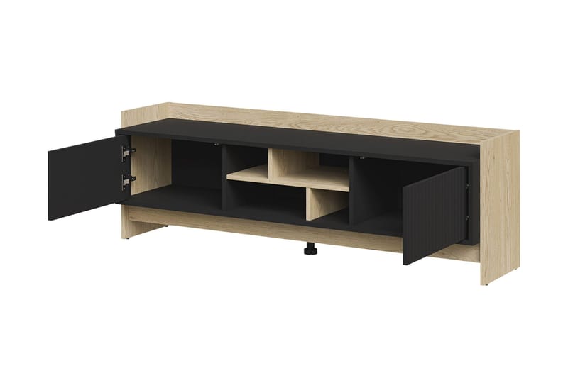 Polina Tv-bänk 150 cm - Brun/Svart - Möbler - Vardagsrum - Tv-möbler & mediamöbler - Tv-bänkar