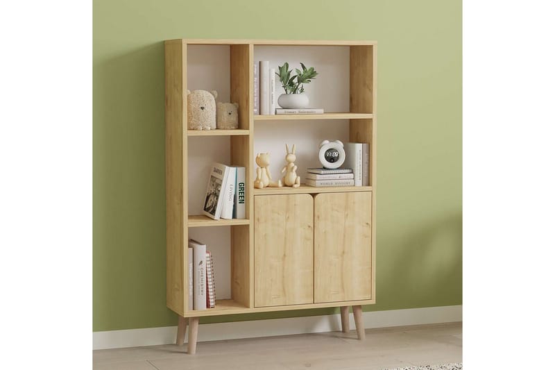 Quorana Bokhylla 25 cm - Ek - Förvaring - Hyllor - Bokhylla