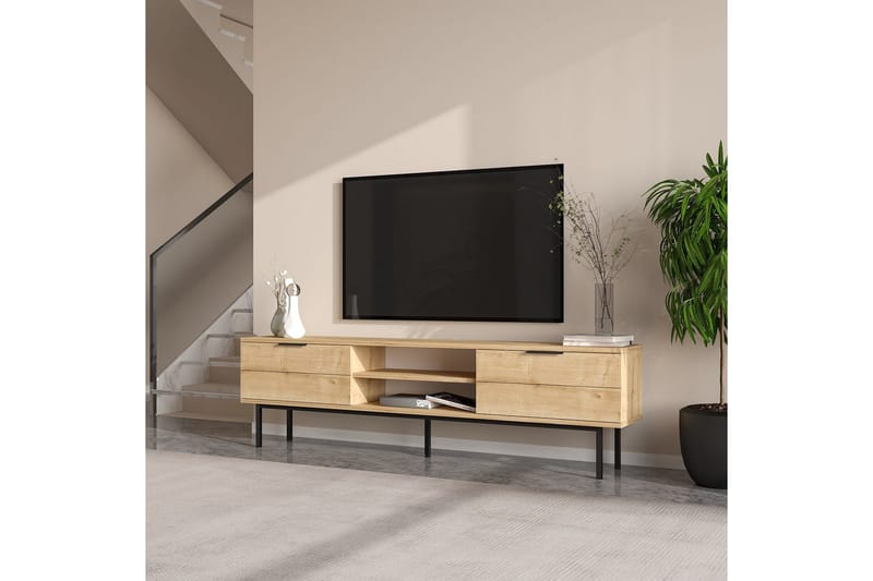 Ranjit Tv-bänk 180 cm - Natur - Möbler - Vardagsrum - Tv-möbler & mediamöbler - Tv-bänkar