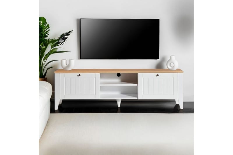 Ranko Tv-bänk 160 cm - Vit - Möbler - Vardagsrum - Tv-möbler & mediamöbler - Tv-bänkar