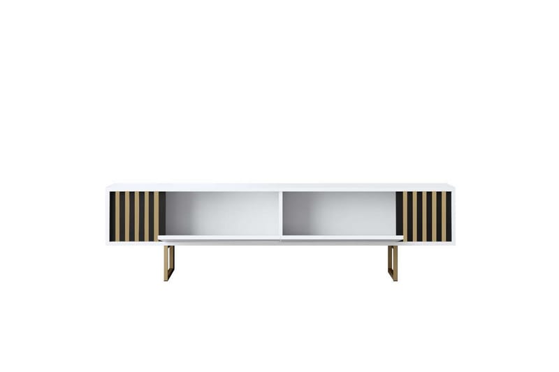 Rany Tv-bänk 180 cm - Guld/Vit - Möbler - Vardagsrum - Tv-möbler & mediamöbler - Tv-bänkar