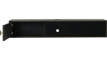 Råvika Vägghängd Tv-Bänk 133 cm - Brunlackad ek - Möbler - Vardagsrum - Tv-möbler & mediamöbler - Tv-bänkar