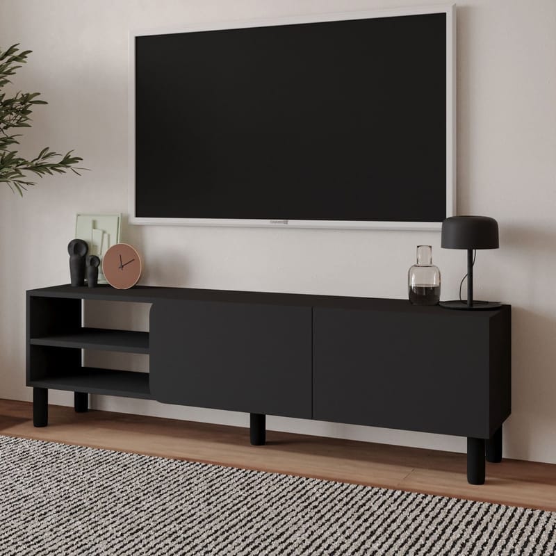 Relento Tv-bänk 150 cm - antracit - Möbler - Vardagsrum - Tv-möbler & mediamöbler - Tv-bänkar