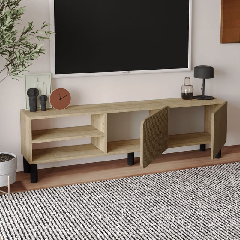 Relento Tv-bänk 150 cm - varm ek, sapphire-ek - Möbler - Vardagsrum - Tv-möbler & mediamöbler - Tv-bänkar